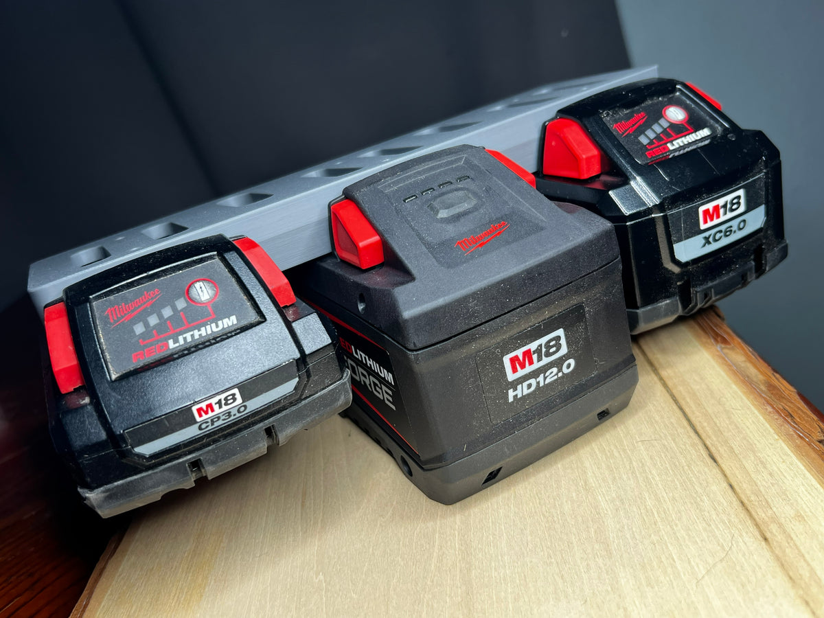 M18 Mountable 3 Bay Battery Holder