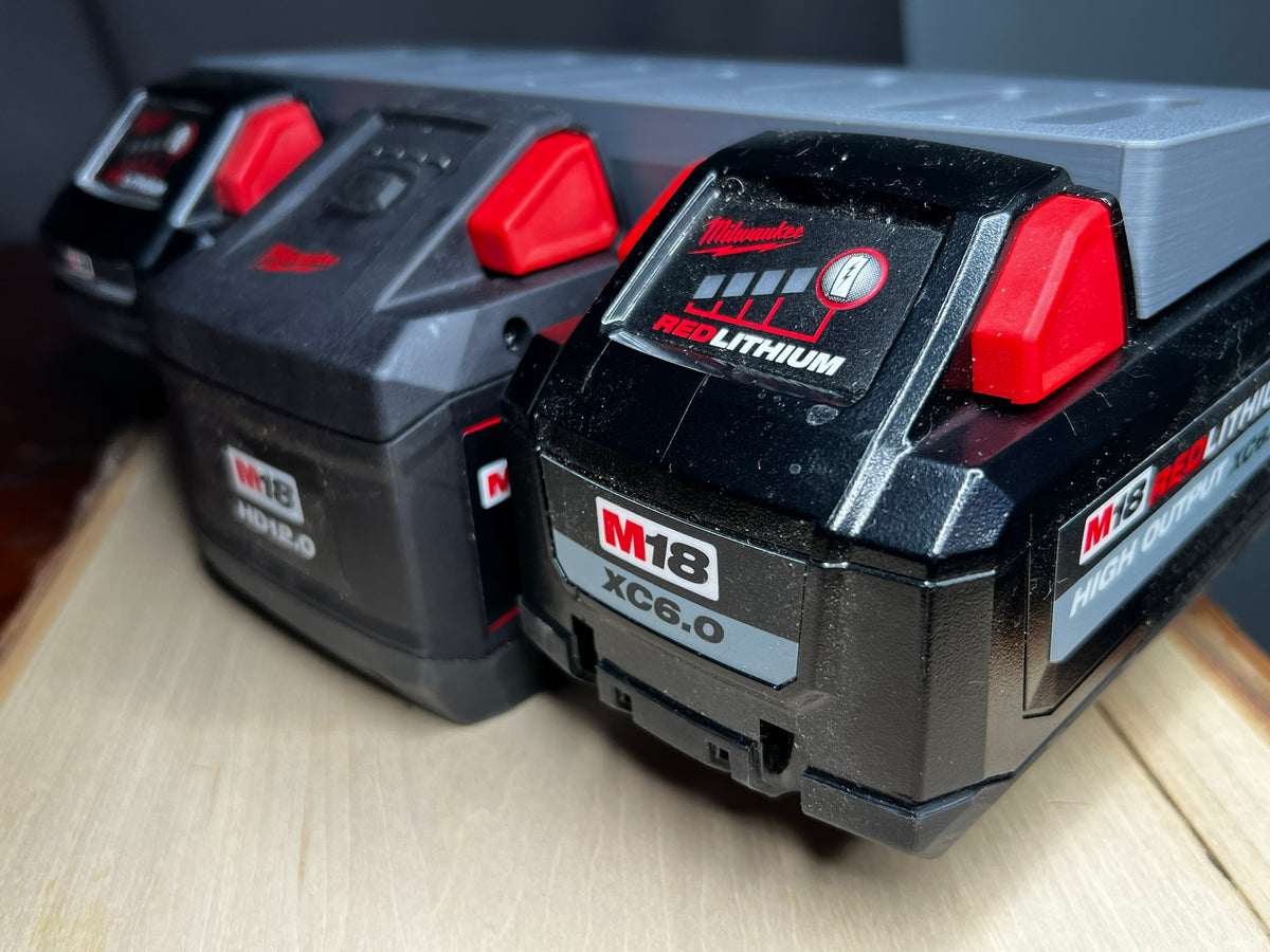 M18 Mountable 3 Bay Battery Holder
