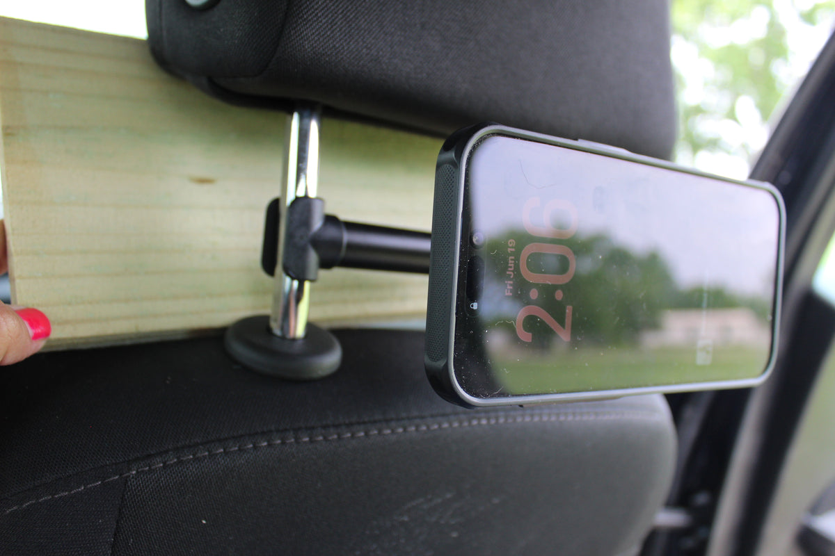 Car Rear Headrest Stand for Smart Devices