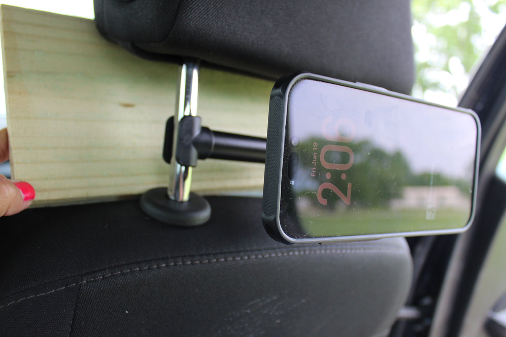 Car Rear Headrest Stand for Smart Devices