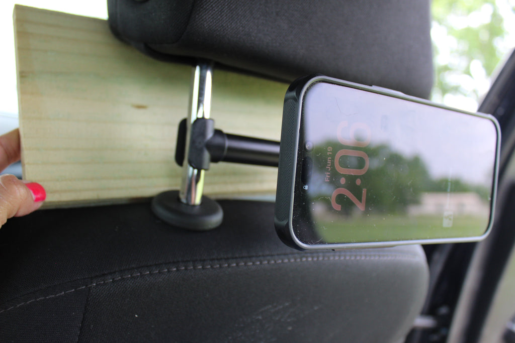 Car Rear Headrest Stand for Smart Devices