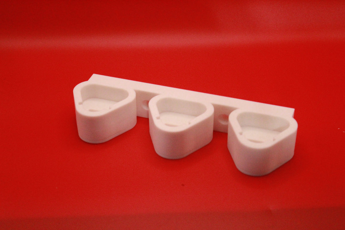 M12 3 bay battery mount