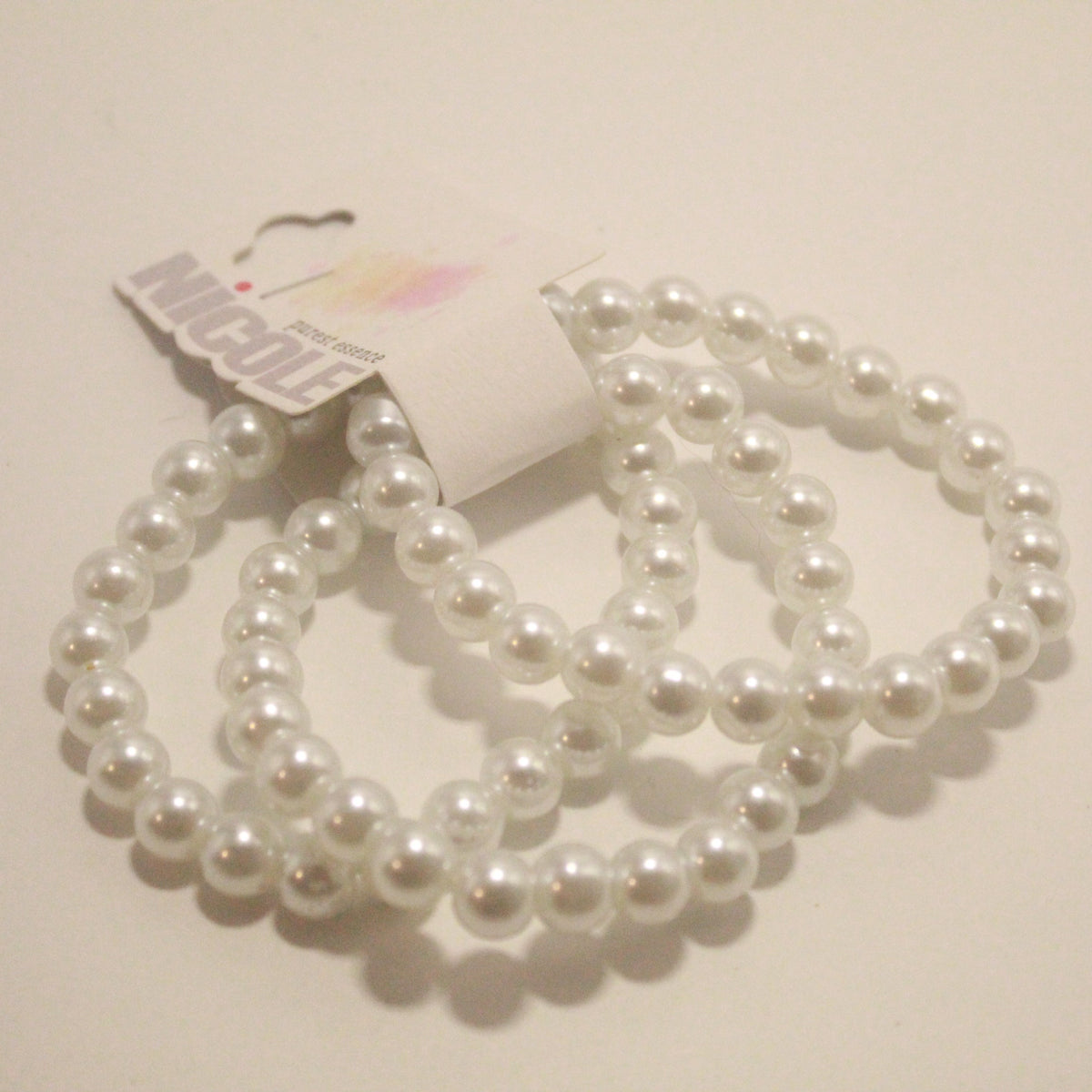 Pearl Style Bracelet (3 per pack)