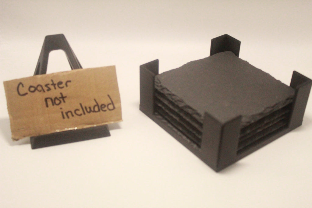 3D Printed Square Slate Coaster Holder