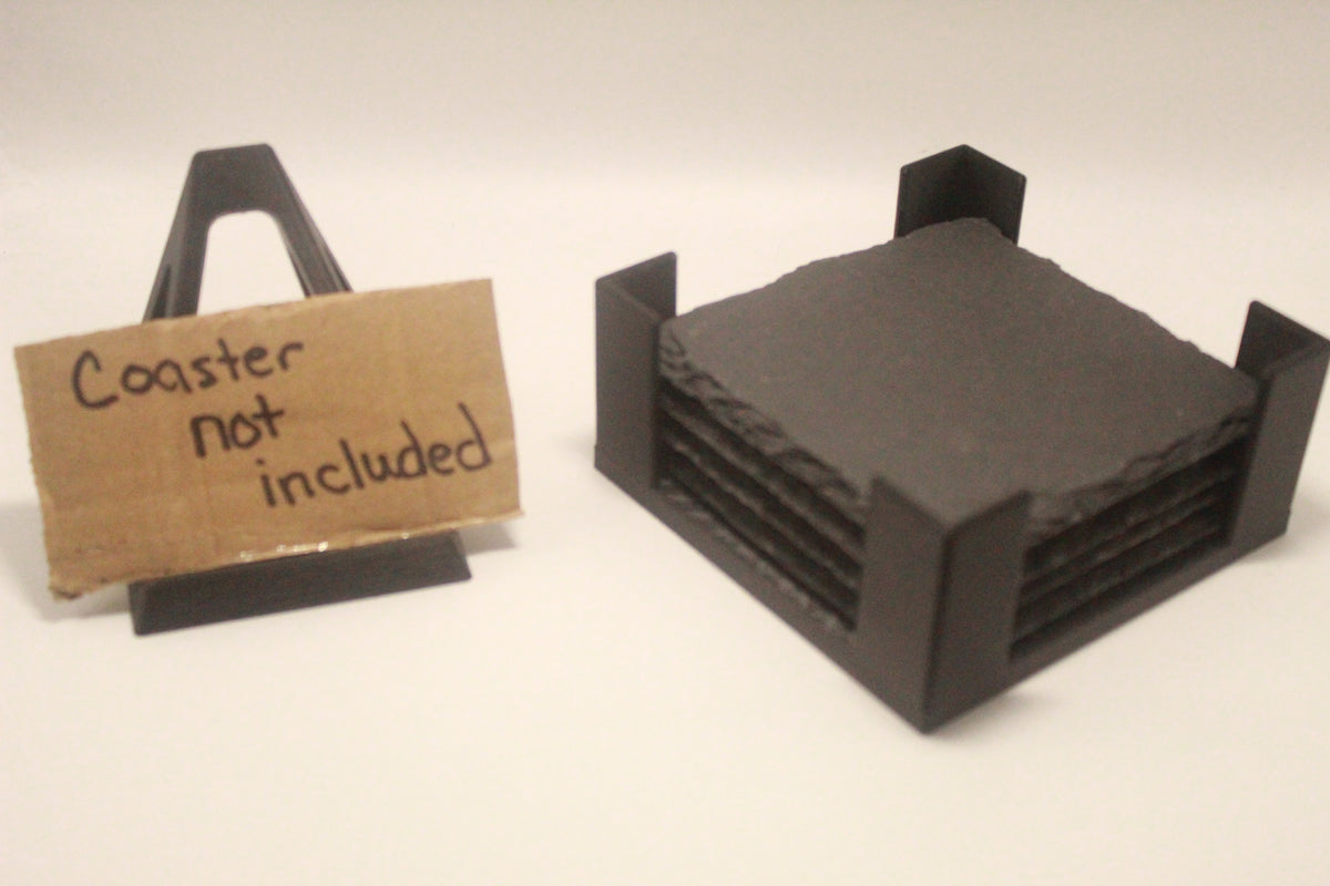 3D Printed Square Slate Coaster Holder