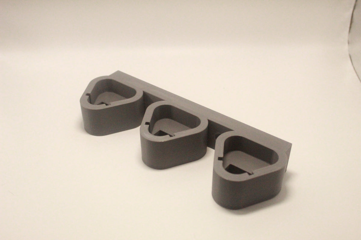 M12 3 bay battery mount