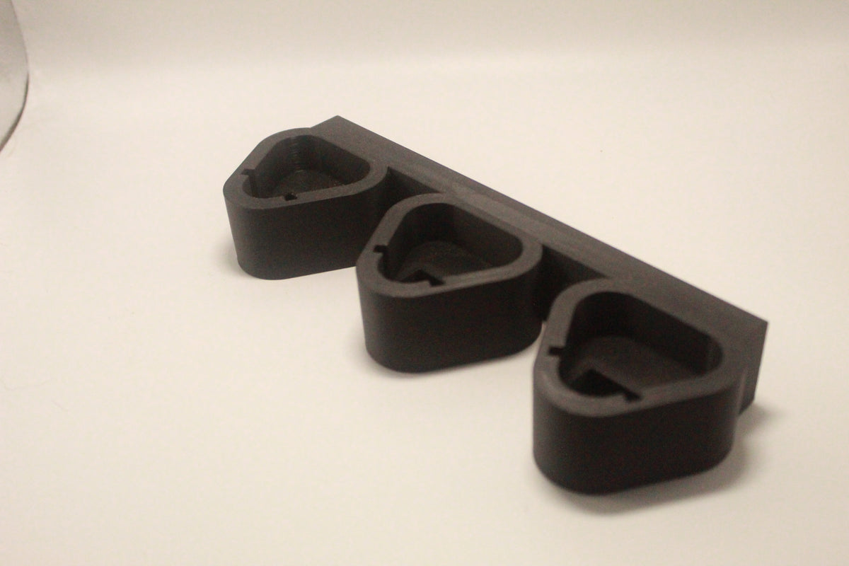 M12 3 bay battery mount