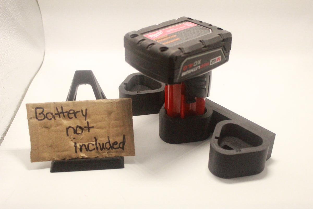 M12 3 bay battery mount