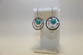 Retro Silver Multi-ring Style Earrings