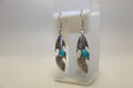 Retro Feather Pendant Style Earrings