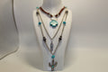 Cross and Feather Pendant Style Adjustable Necklace