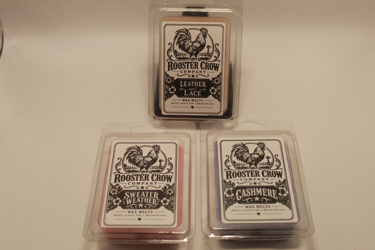 Leather and Lace, Sweater Weather and Cashmere Wax Melt Bundle