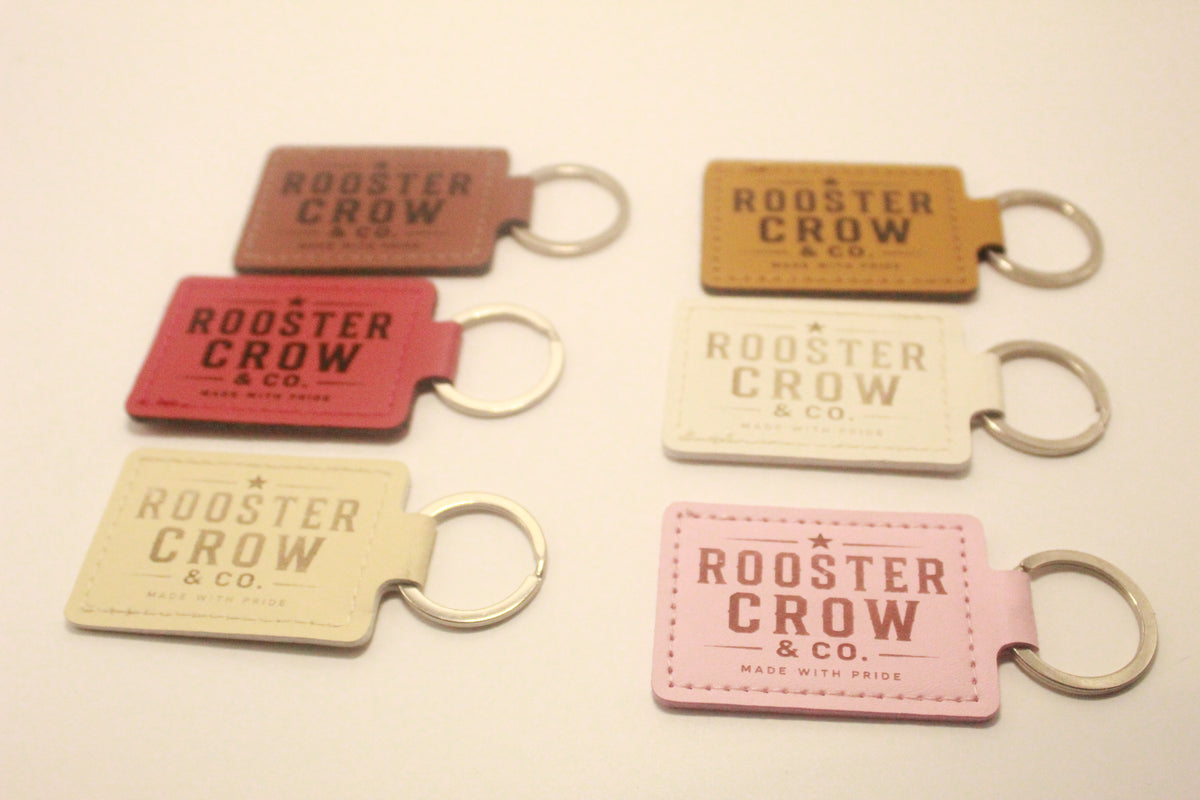 Leather Keychain with Bible Verse Proverbs 31:30